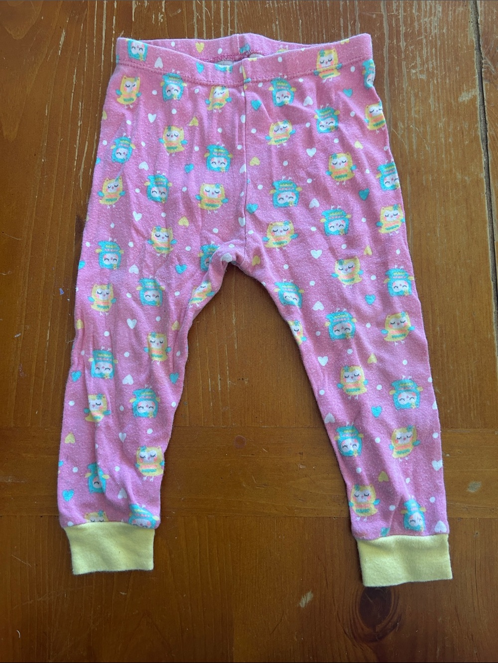 Pink Owl Print Baby/Toddler Pajama Pants